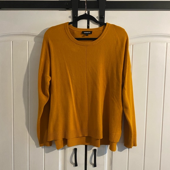 Express Sweaters - Yellow express sweater